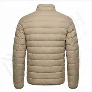 Professionnel de haute qualité personnalisé Logo impression hommes doudoune bouffante avec manches longues et poches avant veste pour homme - Product Image 3