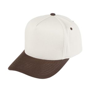 หมวกแก๊ปทรงทรัคเกอร์สองสี ยูนิเซ็กซ์ สีเบจ ผ้าแคนวาส คอร์ดูรอย แบบ Snapback รับผลิตตามสั่ง ขายส่ง - Product Image 1
