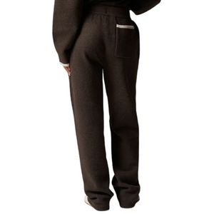 Pantalones Jogger de Punto para Hombre, Pantalones Deportivos Casuales Marrones con Cintura Elástica, Ropa Urbana, Pantalones de Descanso, Ajuste Relajado, Parte Inferior de Punto - Product Image 6