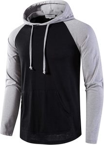Sweat à capuche personnalisable pour homme, coupe ample, col rond, respirant, séchage rapide, écologique, avec logo frontal, couleur unie, printemps, 100% coton - Product Image 5