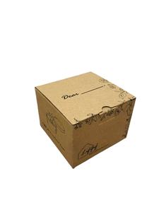 Boîte d'expédition cadeau en carton ondulé haut de gamme personnalisée, impression offset, boîtes à fentes recyclables, emballage premium, matériaux recyclés - Product Image 4