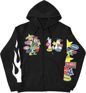 Sudaderas con capucha unisex personalizadas premium 2026 con cremallera completa, de algodón 100% de alta calidad, extragrandes y ecológicas. - Product Image 6