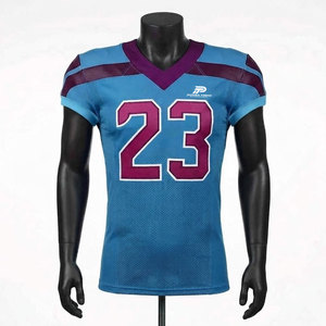 Custom American Football Jersey Adult Youth Team Wear Breathable <b>Mesh</b> Training Game Uniform Sublimation Sports Apparel - Product Image 1