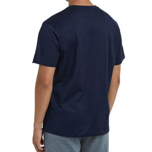 เสื้อยืดผู้ชาย OEM แขนสั้น ใส่หน้าร้อน ราคาขายส่ง ผ้าฝ้าย 100% คอกลม ทรงหลวม สไตล์ทางการ พิมพ์ลายตัวอักษร ผ้าไม่เป็นขุย - Product Image 5