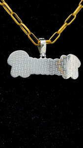 Collar con Nombre Personalizado, Diamante Moissanite VVS, Estilo Hip Hop, Plata de Ley Chapada en Oro, Certificado IGI, Joyería Fina, Regalo para Chicas - Product Image 5