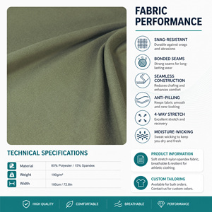 T-shirt à manches longues de performance, fabrication OEM, <span class=keywords><strong>tissu</strong></span> 85% polyester 15% élasthanne, toucher rafraîchissant, 190 GSM, conforme REACH - Product Image 3