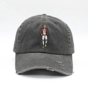 Gorra de Béisbol Negra Personalizada con Logotipo Bordado de Alta Calidad 2026, Gorra Deportiva Profesional de Moda Hip-hop, Gorra de Papá - Product Image 1