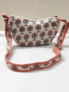 Sac à bandoulière pour ordinateur portable en coton matelassé léger fait main, fermeture éclair, unisexe, usage quotidien, modèle Rajasthan Fashion 67 - Product Image 4