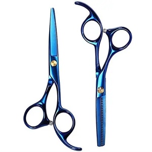 Tijeras de Peluquería Profesionales de Acero Inoxidable 4Cr13, Hoja Afilada de 28 Dientes, Mango Largo y Duradero, para Diestros - Product Image 1