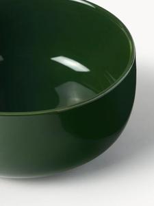 ชามเซรามิกสีเขียวมรกตทรงกลมทันสมัย เงางาม ทนทาน ปลอดภัยสำหรับอาหาร เหมาะสำหรับสลัด ของว่าง และซุป - Product Image 4