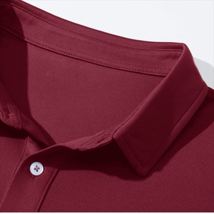 Reliable Factory Long Sleeve Polo Shirt For Men Cotton Blend OEM - Product Image 3