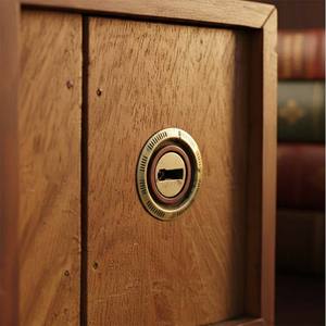 Caja de Ahorros Rectangular de Madera Estilo Vintage con Cerradura Antirrobo, de Alta Calidad para el Hogar, Oficina o Regalos, Hecha a Mano - Product Image 5