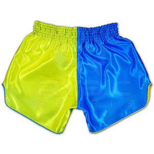 Pantalones Cortos de Muay Thai para Entrenamiento Profesional, con Banda Elástica Ancha, Pantalones de Kickboxing, Suministro Directo de Fábrica - Product Image 2