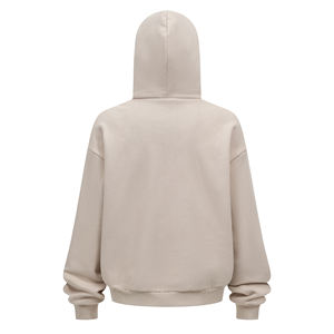 Sudadera con Capucha de Algodón 100% de 280 g/m² para Esquí y Nieve - Transpirable, Corte Regular, Hombros Caídos, Sudadera de Forro Polar Lisa - Product Image 3