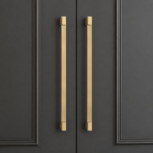 Manija de latón premium para puerta principal con acabado en acero inoxidable antiguo, negro grafito y CP, herrajes de entrada de alta resistencia - Product Image 3