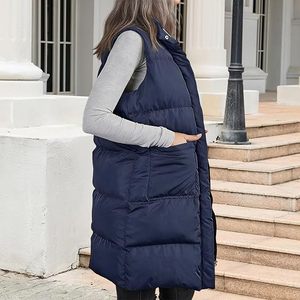 <b>Women's</b> Breathable Winter Puffer Vest <b>Sleeveless</b> Lightweight Nylon <b>Jacket</b> Quilted Outerwear Warm Padding Zipper Front Casual - Product Image 2