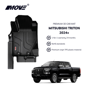 Revêtements de sol antidérapants durables et tous temps de haute qualité en TPE fabriqués au Vietnam pour Mitsubishi Triton 2020 + équipement d'entretien automobile - Product Image 2