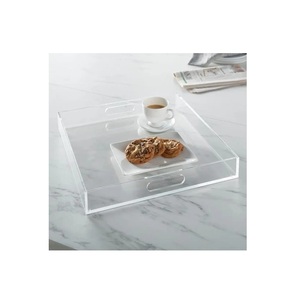 Tea <b>Coffee</b> Tray <b>Rectangle</b> Shape Most Quality Handcrafted Acrylic Tray Best Quality Tray New Style Handmade Solid Product - Product Image 2