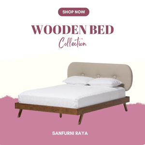 Best seller new furniture high quality round <b>wooden</b> <b>bed</b> bedroom furniture at wholesale price direct factory from Indoneisia - Product Image 2
