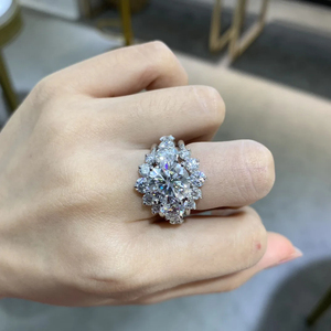 Custom 14K 18K Rose Gold Princess Cut <b>Fine</b> <b>Rings</b> D VS1 VVS1 IGI Certified Lab Grown Diamond Engagement Wedding <b>Ring</b> for Women - Product Image 6