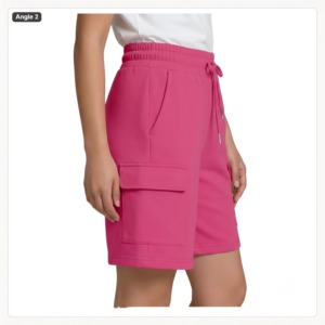 Shorts cargo personnalisés pour garçons, 100% polyester, cordon de serrage, taille élastique, légers, séchage rapide, décontractés, pour sports de plein air, OEM ODM - Product Image 2