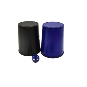 Accesorios para Juegos de Mesa, Taza de Dados de Cuero, Fabricante de Tazas de Dados, Taza de Dados de Cuero de Lujo con Color y Logotipo Personalizados, Juego de Póker - Product Image 1