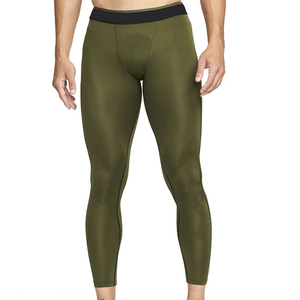 Regular <b>Machine</b> Stitched Men Solid Color Active <b>Clothes</b> Quick Dry Compression Tights Pants Elastic Sports Men Leggings LowMoq - Product Image 3