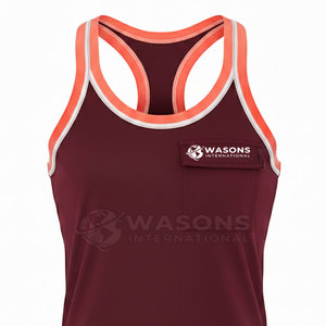 Débardeur de sport pour homme, coupe musclée, extensible, slim fit, sans manches, pour la gym et les entraînements en extérieur - Product Image 2