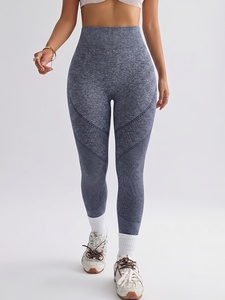 Leggings de yoga pour femmes au design sans couture, taille élastique, vente chaude, vêtements de yoga de qualité supérieure, service OEM, leggings de yoga pour femmes les plus vendus - Product Image 5