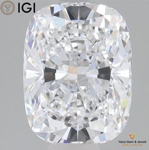 เพชรทรงคุชชั่น 1.50 กะรัต พร้อมใบรับรอง IGI เพชร CVD ผลิตในห้องปฏิบัติการ สี D ความสะอาดระดับ VS2 สำหรับงานสร้างสรรค์เครื่องประดับชั้นสูง - Product Image 1