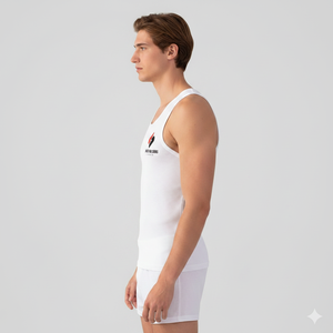 <b>Men</b> Custom Logo Plus Size Cotton Gym <b>Stringer</b> Tank Top Breathable Fitness Workout Athletic Training Sleeveless <b>Vest</b> <b>Men</b> Wear - Product Image 4