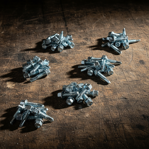 PDC Hex Head Self-Drilling <b>Screws</b> Carbon Steel Zinc/<b>Galvanized</b>/Phosphate Metric/Inch Class 8 Grade Customizable Length Standard - Product Image 1