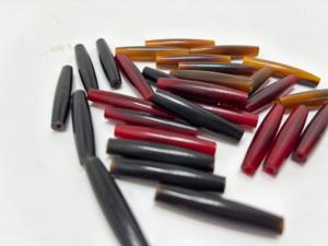 Hand Polished Natural Bone Tube Beads 30-40mm in Mixed Colors for Jewelry <b>Hair</b> <b>Accessories</b> Crafts and Keychains - Product Image 5