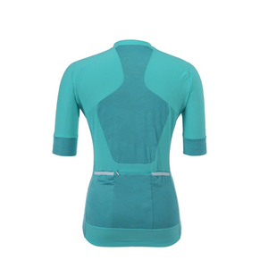 Conjuntos de Maillots de Ciclismo Ligeros Personalizados para Mujer, Ropa Deportiva de Verano de Manga Corta, Resistente al Viento, Transpirable, Antiencogimiento, Tejido de Malla - Product Image 3