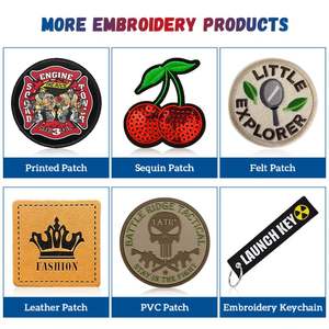 Parches de Lona de PVC Bordados Personalizados con Diseños de Corazón, Flores y Encaje - Termoadhesivos 3D para Ropa y Gorras - Product Image 5