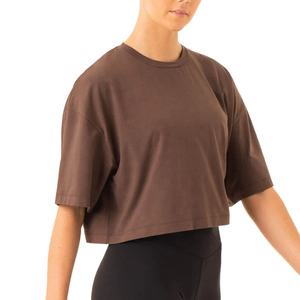 Débardeur de sport pour femme de haute qualité, coupe ajustée, en maille côtelée épaisse, 100 % coton, respirant et à séchage rapide, vente en gros - Product Image 3