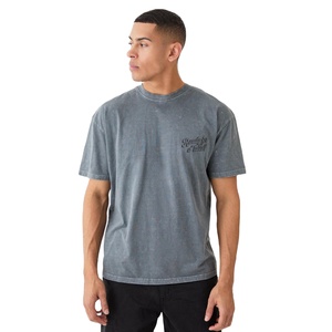 เสื้อเชิ้ตวินเทจลายย้อมสี 100% ผ้าฝ้าย สไตล์สตรีท แห้งเร็ว ปรับแต่งโลโก้ด้านหน้าได้ ราคาโรงงานโดยตรง - Product Image 1