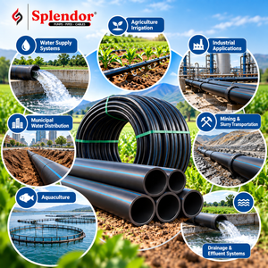 ท่อส่งน้ำ HDPE ขนาด 1 นิ้ว 32 มม. รุ่น Splendor SDR-11 PN-8 ท่ออ่อนสำหรับการชลประทานทางการเกษตรเพื่อการจ่ายน้ำ - Product Image 2