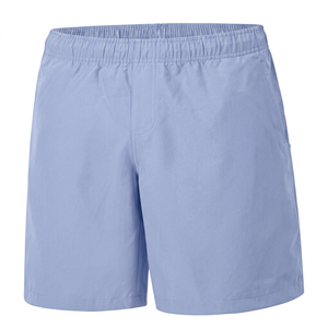 Pantalones Cortos Casuales para Hombre, Color Azul Marino Sólido, 100% Poliéster Ecológico, Estilo Urbano, Cintura Elástica, Tejido, Secado Rápido - Product Image 4