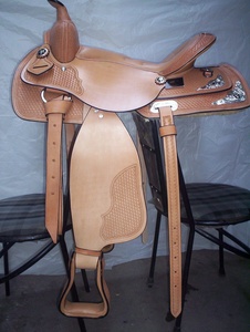 Selle de loisir Western de qualité supérieure, écologique, en cuir de qualité supérieure, belle selle de spectacle avec ensemble de harnais, prix de gros - Product Image 4