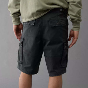Custom Men's Summer Oversize Cotton Sport Shorts Multi-Pocket Fitness Shorts Elastic Waistband Comfortable cargo shorts - Product Image 5