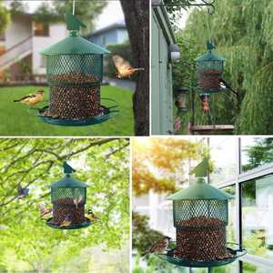 Comedero de Metal para Pájaros, Resistente a Ardillas, Colgante, de Malla de Hierro, para Pájaros Silvestres, para Pinzones y Cardenales - Product Image 4