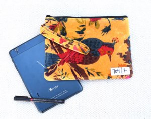 Sac en velours à imprimé animalier bohème avec fermeture éclair, poignée souple, grande capacité, écologique, multi-usages, trousse de maquillage portable - Product Image 3
