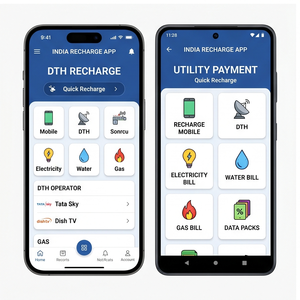 Royalcraft Mobile Recharge App – Fast Recharge, Prepaid Postpaid, DTH, Data <b>Packs</b> & Bill Payment ios/android - Product Image 3