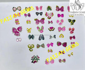 Turmalina Natural Multicolor en Forma de Panal de Abeja, Cabujón, Gema Suelta, Todas las Formas, Precio al por Mayor, para Fabricación de Joyas y Colgantes, Tercera Parte - Product Image 3