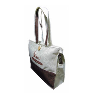 Stylish Bohemian Durable Jute Insulated Lunch <b>Bag</b> Eco Friendly Reusable Food Storage Tote with Zipper Closure Portable Thermal - Product Image 5