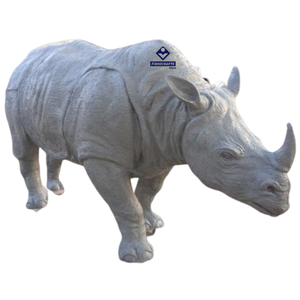 Nueva Estatua de Rinoceronte de Resina 2026, Escultura Animal Realista, Artículo Coleccionable - Product Image 2