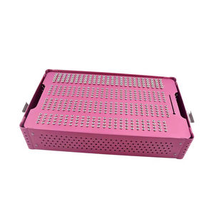 Orthopedic <b>Surgical</b> <b>Instruments</b> Box Cortical Cancellous Screw Aluminum Sterilization Container Box Locking Screw Rack Box Spine - Product Image 1