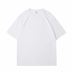 Camisetas OEM ODM de Alta Calidad para Hombre, Camiseta de Algodón Grueso de Talla Grande, Logotipo Personalizado, Camiseta Lisa a Precio Económico - Product Image 5