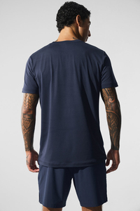 T-shirt décontracté pour homme en coton premium imprimé, coupe ample, col rond, manches courtes - Product Image 3